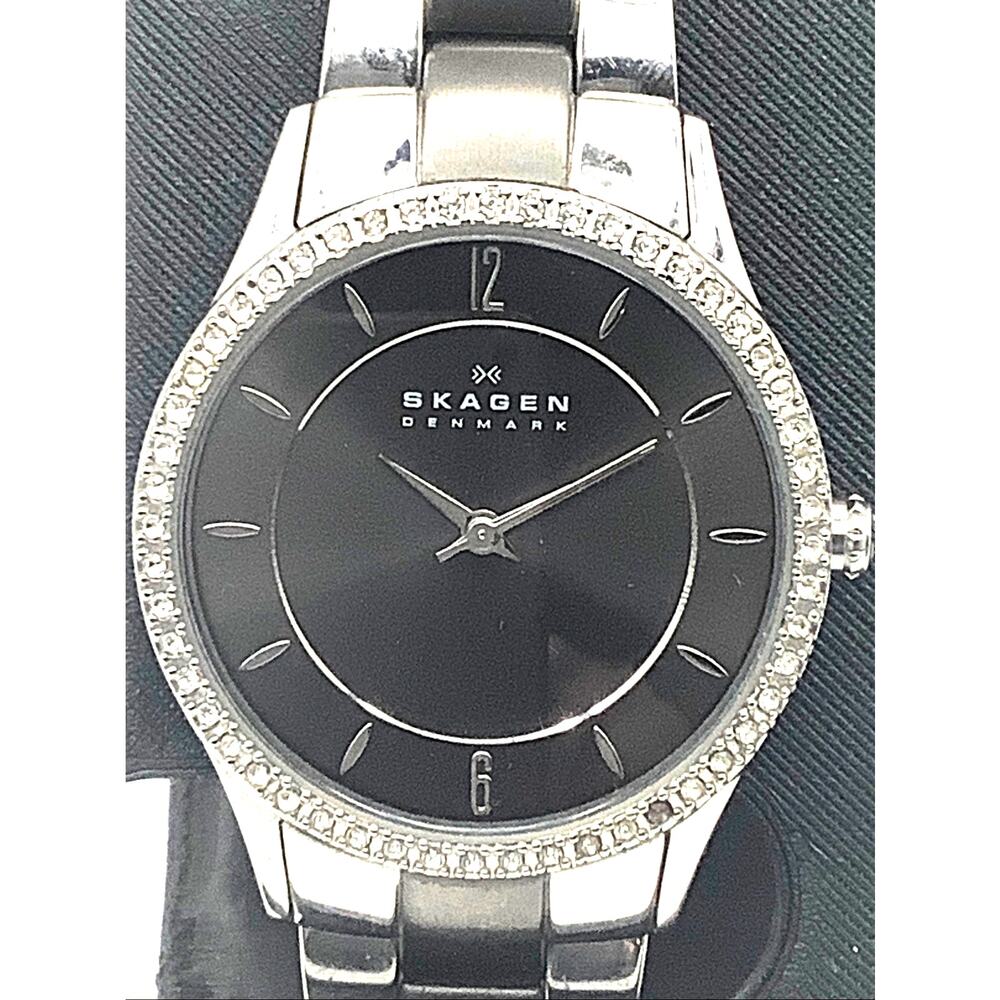 Skagen 347SSMX Women's Two-Tone Crystal Watch